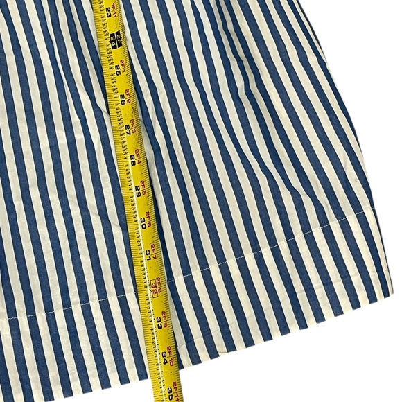 Free Assembly 100% Cotton Striped Ruffle Neck Mini Dress - Picture 8 of 12